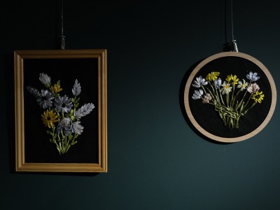 Wernisaż wystawy "Filc i wstążka w obrazie"-DSCF6190.jpg