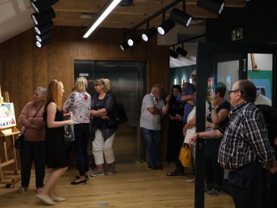 Vernissage of the sculptures exhibition by Marek Więch-04.jpg